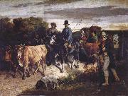 Gustave Courbet The Peasants of Flagey Returning from the Fair Spain oil painting artist